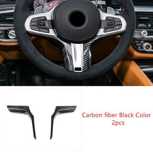 BMW Carbon Fibre Steering Wheel Trim - G Series