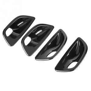 4pcs Carbon Fibre Door Handle Covers - BMW 5 Series F10