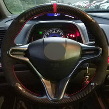 Load image into Gallery viewer, Honda Carbon/Alcantara Steering Wheel Cover 2
