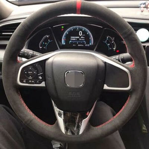 Honda Alcantara Steering Wheel Cover 4