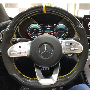 Mercedes Carbon/Alcantara Steering Wheel Cover 4