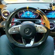 Load image into Gallery viewer, Mercedes Carbon/Alcantara Steering Wheel Cover 4
