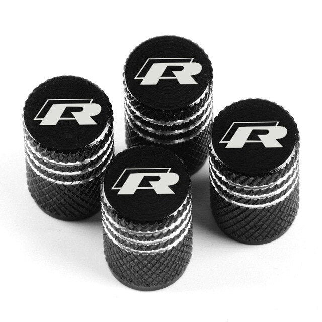 4x VW R Dust Caps