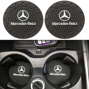 2x Silicone Cup Holder Mats - Mercedes