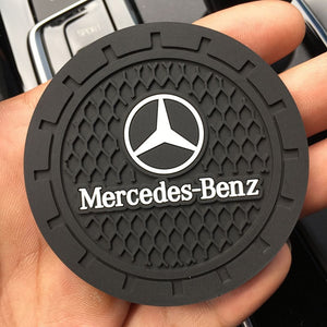 2x Silicone Cup Holder Mats - Mercedes