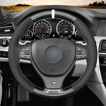 Load image into Gallery viewer, BMW Alcantara/Carbon Steering Wheel Cover 10
