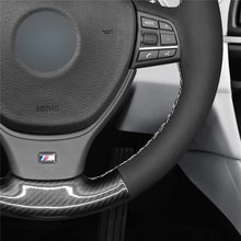 Load image into Gallery viewer, BMW Alcantara/Carbon Steering Wheel Cover 10
