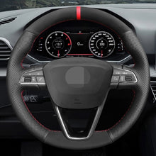 Load image into Gallery viewer, SEAT Alcantara/Leather Steering Wheel Cover 1
