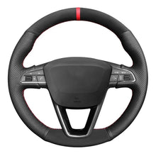 Load image into Gallery viewer, SEAT Alcantara/Leather Steering Wheel Cover 1
