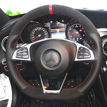 Load image into Gallery viewer, Mercedes Leather/Alcantara Steering Wheel Cover 1
